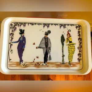 Vintage Villeroy & Boch Art Deco “1900s Women” Serving Tray
